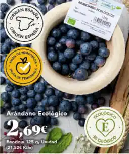 Gadis Arándano Ecológico oferta