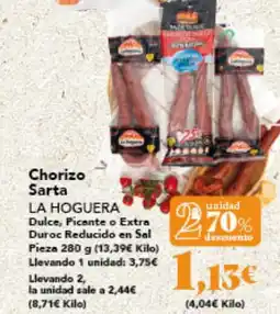 Gadis LA HOGUERA Chorizo Sarta oferta