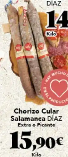 Gadis DÍAZ Chorizo Cular Salamanca oferta