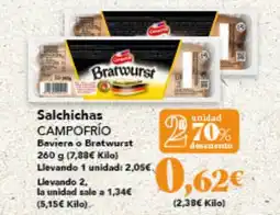 Gadis CAMPOFRÍO Salchichas oferta
