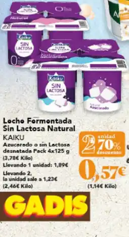 Gadis KAIKU Locho Formontada Sin Lactosa Natural oferta