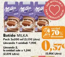Gadis MILKA Batido oferta