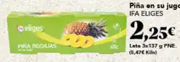 Gadis IFA ELIGES Piña on su jugo oferta
