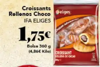 Gadis IFA ELIGES Croissants Rollonos Choco oferta