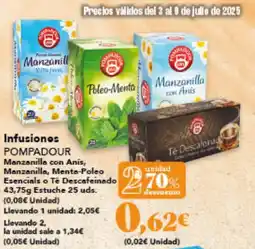 Gadis POMPADOUR Infusiones oferta