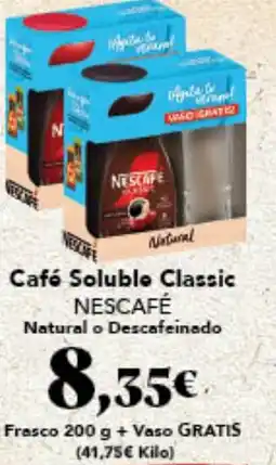 Gadis NESCAFÉ Café Soluble Classic Natural o Descafeinado oferta