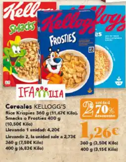 Gadis KELLOGG'S Coroalos oferta