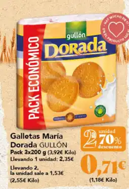 Gadis GULLÓN Galletas María Dorada oferta