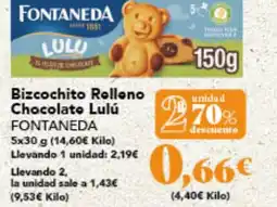 Gadis FONTANEDA Bizcochito Rollono Chocolato Lulú oferta