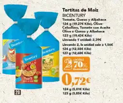 Gadis BICENTURY Tortitas do Maíz oferta