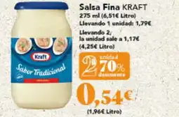 Gadis KRAFT Salsa Fina oferta