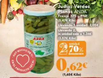 Gadis ANDA Judías Vordos Planas oferta