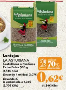 Gadis LA ASTURIANA Lentejas oferta