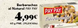 Gadis PAY PAY Borborochos al Natural oferta