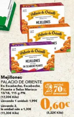 Gadis PALACIO DE ORIENTE Mejillones oferta