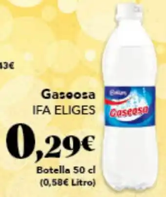Gadis IFA ELIGES Gaseosa oferta