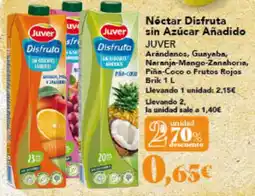 Gadis JUVER Néctar Disfruta sin Azúcar Añadido oferta