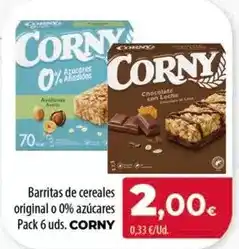 Spar Tenerife Corny - barritas de cereales original o 0% azucares oferta