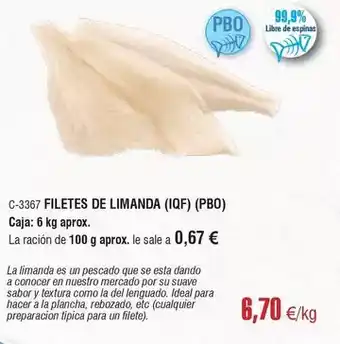 Abordo Ideal - filetes de limanda oferta