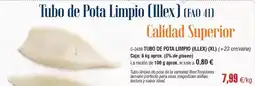 Abordo Perfecto - tubo de pota limpio oferta
