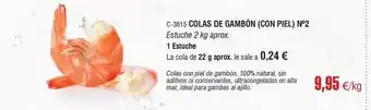 Abordo Ideal - colas de gambon oferta