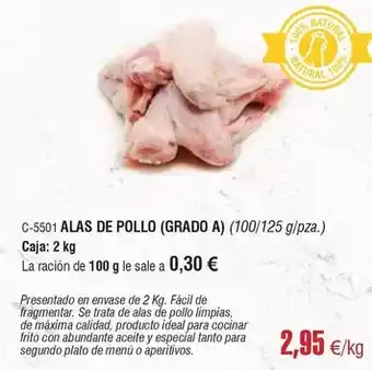 Abordo Ideal - alas de pollo oferta