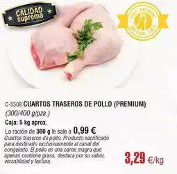 Abordo Suprema - cuartos traseros de pollo oferta