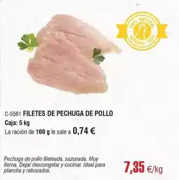 Abordo Ideal - filetes de pechuga de pollo oferta