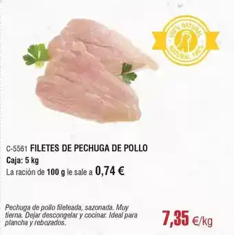 Abordo Ideal - filetes de pechuga de pollo oferta