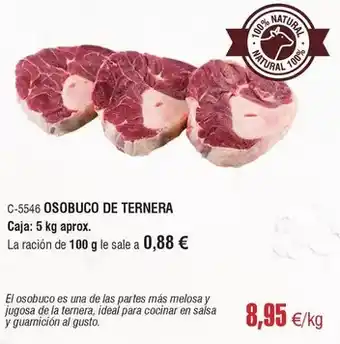 Abordo Ideal - osobuco de ternera oferta