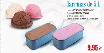 Abordo Tarrinas de chocolate oferta