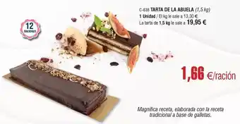 Abordo La abuela - tarta de la abuela oferta