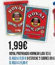 Claudio Royal - preparado hornear oferta