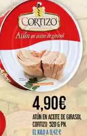 Claudio Cortizo - atun en aceite de girasol oferta