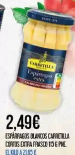 Claudio Carretilla - esparragos blancos oferta