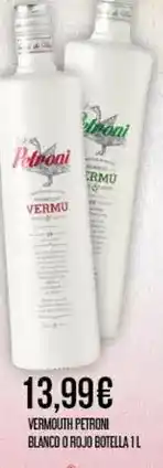 Claudio Blanco - vermouth o rojo oferta
