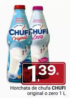 Supermercados Dani Chufi - horchata de chufa original o zero oferta