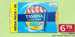 Supermercados Dani Tampax - tampon pearl compak regular oferta