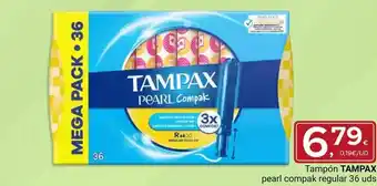 Supermercados Dani Tampax - tampon pearl compak regular oferta