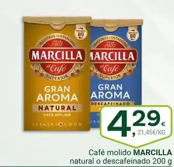 Supermercados Dani Marcilla - café molido natural o descafeinado oferta