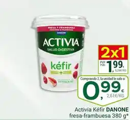 Supermercados Dani Danone - activia kefir fresa-frambuesa oferta
