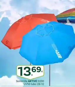 Supermercados Dani Sombrilla d200 uv50 tubo oferta