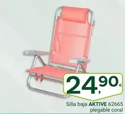 Supermercados Dani Activa - silla baja 62665 plegable coral oferta