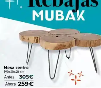 Mubak Mesa centro oferta