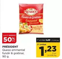 Alimerka Président - queso emmental fundir & gratinar oferta