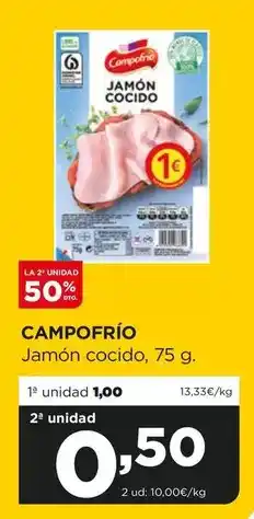 Alimerka Campofrío - jamon cocido oferta
