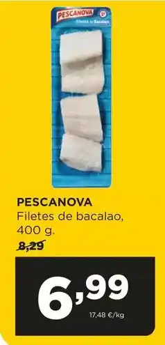 Alimerka Pescanova - filetes de bacalao oferta