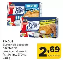 Alimerka Findus - burger de pescado oferta
