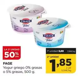 Alimerka Fage - yogur griego 0% grasas oferta