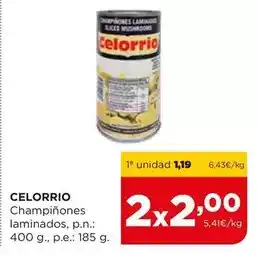 Alimerka Celorrio - champinones laminados oferta